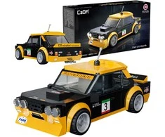 CaDA konstruktoriaus kaladėlės lenktyniniam automobiliui Fiat 131 Abarth lenktyniniam automobiliui sportiniam automobiliui 254 detalės