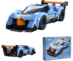 CaDA lenktynininko konstruktoriaus kaladėlės, „Phantom Velocity Race Car“ sportinis automobilis, 165 detalės