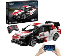 Klocki konstrukcyjne CaDA wyścigówka Samochód wyścigowy zdalnie sterowany Toyota GR Yaris Rally1 330 dalys RC