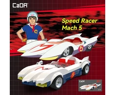 CaDA konstruktoriaus kaladėlės lenktyninis automobilis Speed Racer Mach 5 C55087W 294 elementai