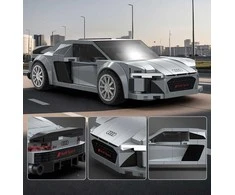 CaDA lenktyninis automobilis Audi R8 kupė sportinis automobilis 199 detalės