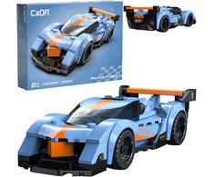 CaDA lenktynininko konstruktoriaus kaladėlės, „Phantom Velocity Race Car“ sportinis automobilis, 165 detalės