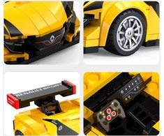 CaDA konstruktoriaus kaladėlės lenktyniniam automobiliui „Renault Sport RS.01“ (271 detalė)