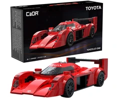 CaDA konstruktoriaus kaladėlės iš lenktyninio automobilio „Toyota GT-ONE“, 272 detalės