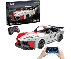 Klocki konstrukcyjne CaDA wyścigówka Samochód wyścigowy zdalnie sterowany Toyota GR Supra GT4 356 dalys RC