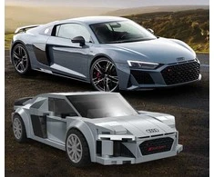 CADA statybiniai blokai Audi R8 Coupe 199 vnt. SPORTINIS AUTOMOBILIS 1:24