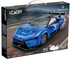 CADA blokų rinkinys Maserati GT2 sportinis automobilis 320 elementų su RC pulteliu