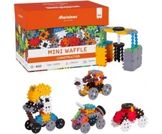 Mini Waffle Constructor statybiniai blokeliai komplektas 400 dalys Marioinex