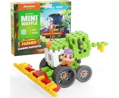 Konstruktorius Marioinex Waffle mini Farmer - Kombainas, 50 detalių