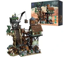 „Pantasy Western Mine“ aukso kasyklos statybiniai kaladėlės, 2990 detalių