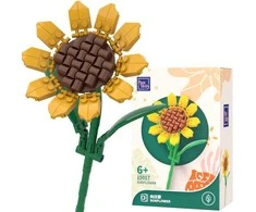 Almarina Pantasy Sunflower statybiniai blokeliai 10 cm 115 vnt