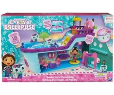 Gabi Cat House didelis rinkinys Laivas su baseino lėle ir undinėlės figūrėle + 18 aksesuarų