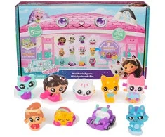 Spin Master Gabby's Dollhouse Movie didelis 12 mini figūrėlių + 3 stovai rinkinys