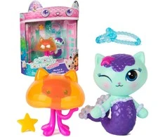 Spin Master Žaislas - Sukimo meistro Gabby lėlių namelis MerCat ir Kitty Jellyfish