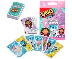Mattel Vaikų kortų žaidimas UNO Junior Katinėlio namelis Gabi