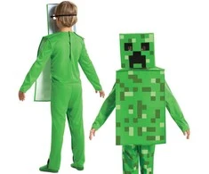 Minecraft Creeper kostiumas 10/12 metų