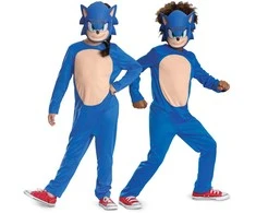 Vaikiškas karnavalo kostiumas „Sonic the Hedgehog 3“ 109–126 cm, 4–6 metų vaikams