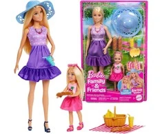 Mattel BARBIE pikniko temos lėlių rinkinys (JBF43)