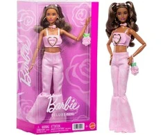 Mattel BARBIE DELUXE FASHIONISTAS lėlė rožiniu kostiumėliu