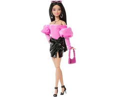 Mattel Lėlė Barbie Deluxe Style komplektas w modnym stroju + priedai