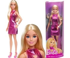 Mattel BARBIE madistė blizgančia rožine suknele (HYT88)