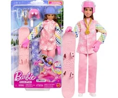 Mattel Barbie Barbė - Prabangi snieglentininkė karjeros varžybose (JKF78)
