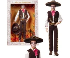 Mattel Barbės Keno meksikietiška kolekcinė „Día de Muertos“ mirusiųjų dienos lėlė
