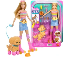 Mattel Lėlė Barbie Pets i piesek na wrotkach + priedai