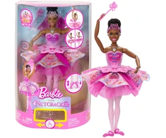 Mattel Lėlė Barbie w Dziadku do orzechów baletnica Cukrowa Fėja ze zmieniającą się spódnicą