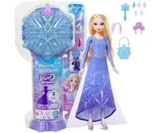 Mattel Lėlė Disney Kraina Lodu Jewel Reveal Elsa na łyżwach + priedai