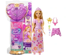 Mattel DISNEY PRINCESS JEWEL REVEAL Auksaplaukės siurprizas (JLK28)