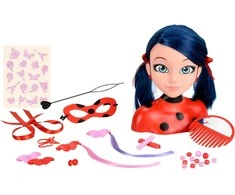 MIRACULOUS lėlės galva puošimui Ladybug Deluxe, 50247