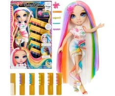 MGA Lėlė Rainbow High Hair Chalk &amp; Style Amaya vaivorykštinė 526780-EUC