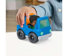 Mažųjų žmogeliukų rinkinys su automobiliu, figūrėle ir priedais - Pomoc drogowa