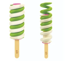 LODY NA PATYKU ZABAWKOWY LÓD TWISTER Žalias ALGIDA CASDON