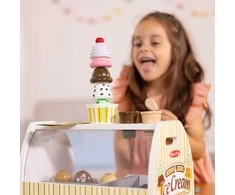 Drewniana Lodziarnia Sklep Z Lodami Rinkinys Dla Dzieci Melissa &amp; Doug 3+