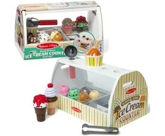 Drewniana Lodziarnia Sklep Z Lodami Rinkinys Dla Dzieci Melissa &amp; Doug 3+
