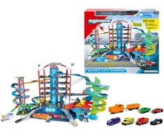 Žaislinis garažas Majorette Super City su 6 automobiliais