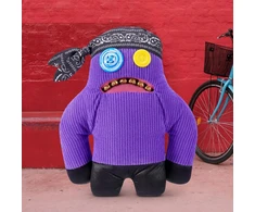 Fuggler Sasquoosh Violetinė Žemietis su bandana auksiniais dantimis 23cm