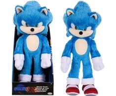Jakks Pacific Pliušinis žaislas Sonic 3 the Hedgehog Deluxe Sonic 35 cm