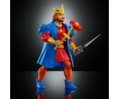 Mattel Origins He-Man Visatos meistrų kilmė Karalius Randoras Lankstoma figūrėlė Skeptras Kardas MOTU