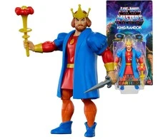 Mattel Origins He-Man Visatos meistrų kilmė Karalius Randoras Lankstoma figūrėlė Skeptras Kardas MOTU