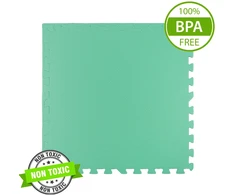 Dėlionė Mata piankowa podłogowa Humbi 180x60 Duże puzzle piankowe wodoodporne bezpieczne 3 vnt. Miętowa