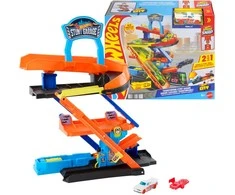 Mattel HOT WHEELS CITY triukų garažas 2 in 1 (JHL94)
