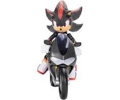 Jakks Pacific Mały Rinkinys Sonic 3 The Hedgehog Figūrėlė Shadow + juoda Motocykl