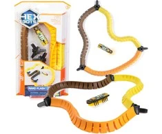 Hexbots Hexbug Nano Flash tarakonų robotas, geltonas vabzdžių ir takelių rinkinys pradedantiesiems