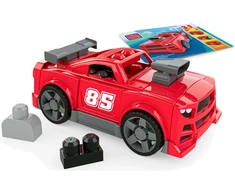 Mattel Mega Bloks komplektas klocków 3w1 Samochód Wyścigowy 26 dalys