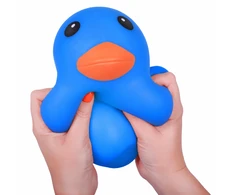 Minkštas sensorinis žaislas Mėlyna antis Squishy Gniotek antistresinis 17 cm