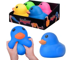Minkštas sensorinis žaislas Mėlyna antis Squishy Gniotek antistresinis 17 cm