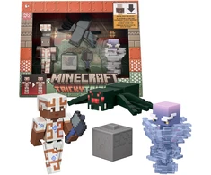 Mattel Minecraft komplektas 3 figurek Tricky Trials i akcesoriów + kod